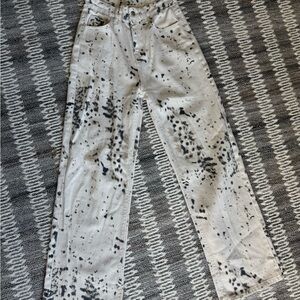 Stylish Black and White Women's Jeans